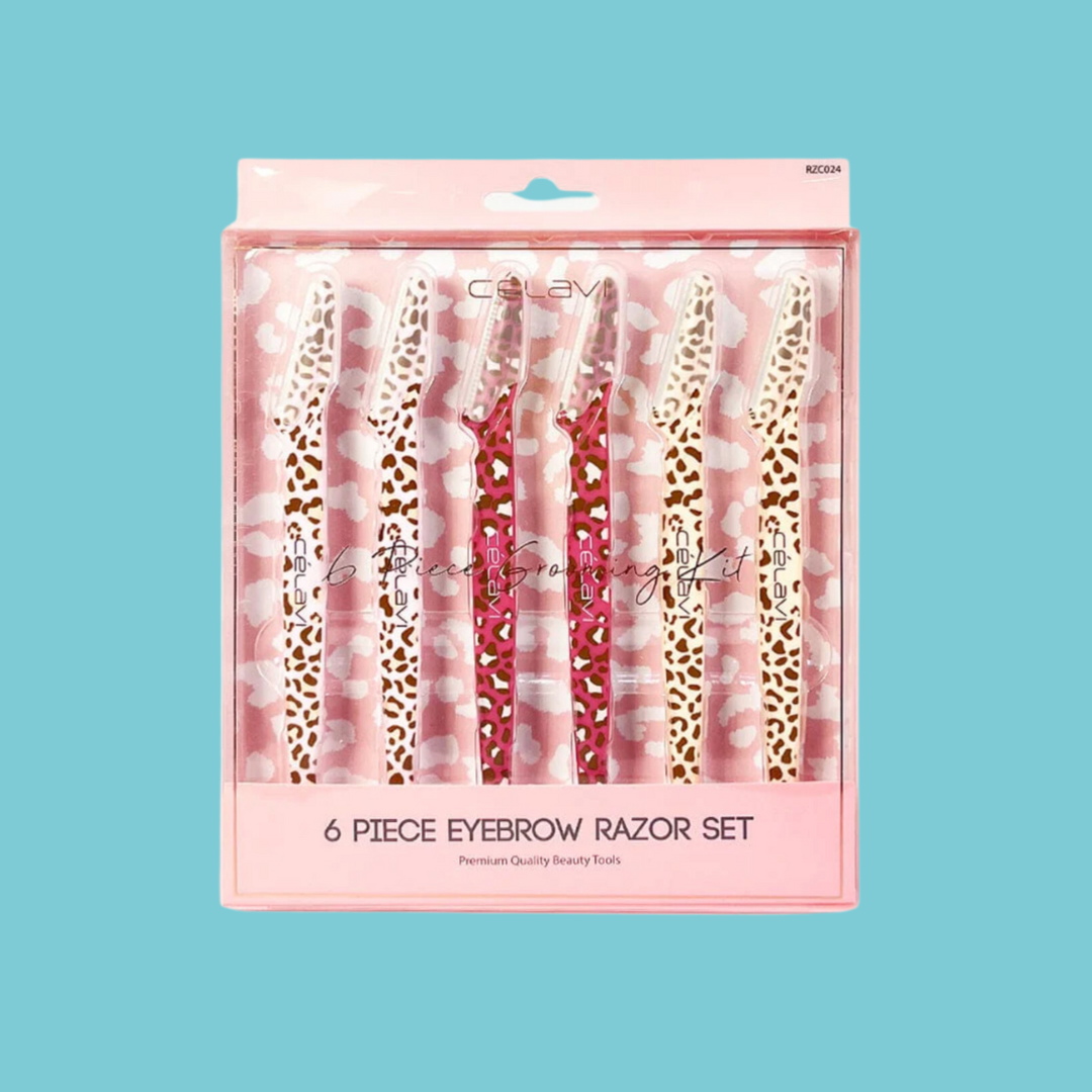 6 Piece Eyebrow Razor Set