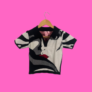 V Neck Collar Top