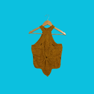 Flower Shaped Halter Top