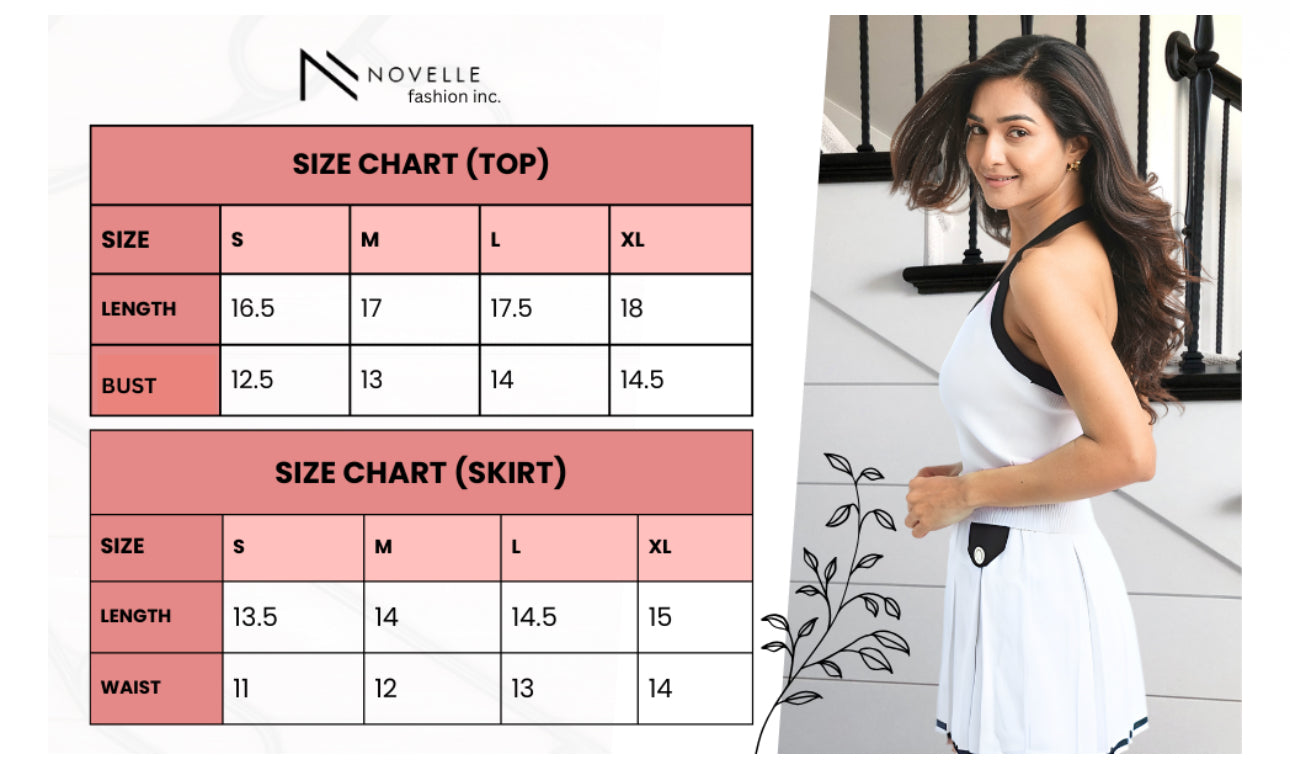 White Halter Top With Skirt